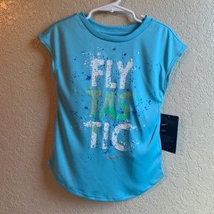 Girls Size 4 Nike Flytastic Drifit Shirt